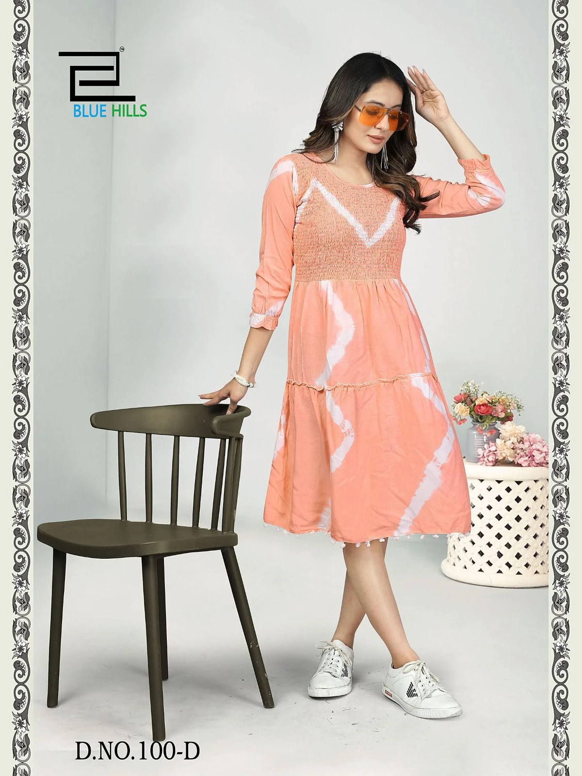 Blue Hills Icy Rayon Wholesale Fancy Western Tops Catalog — Wholesale, Blue Hills wholesale from Surat — view 2